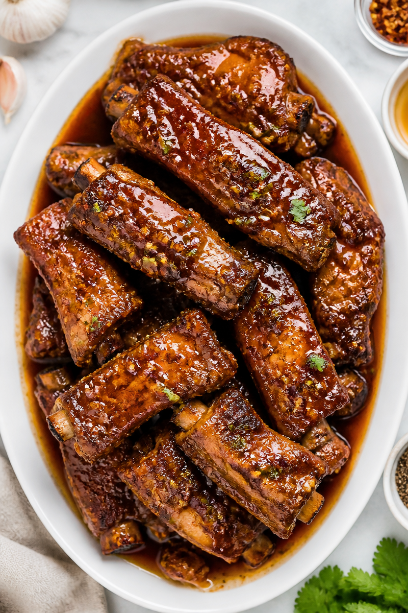 Slow Cooker Honey Garlic Pork Rib Slow Cooker Honey Garlic Pork Rib