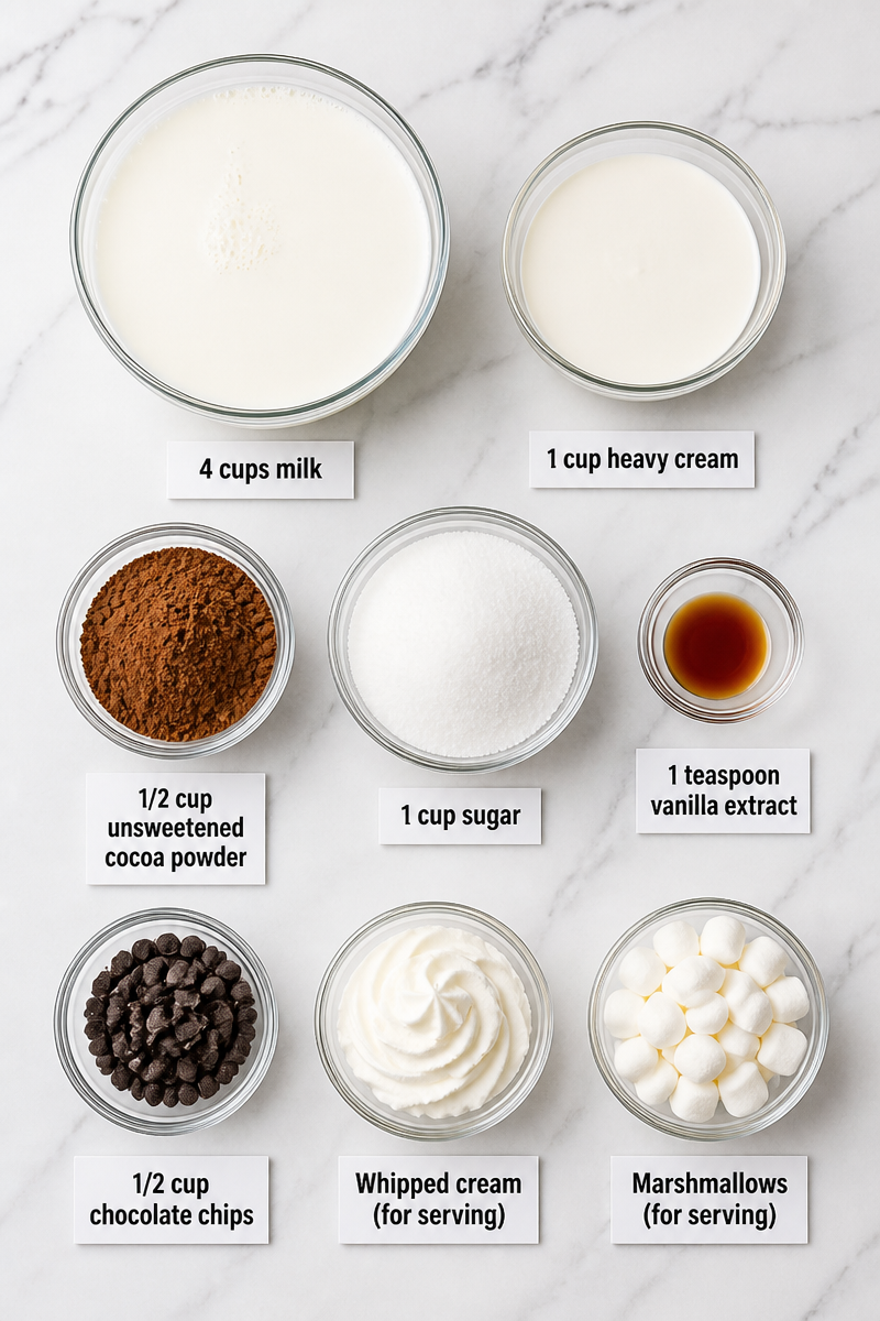 Slow Cooker Hot Chocolate Recipe