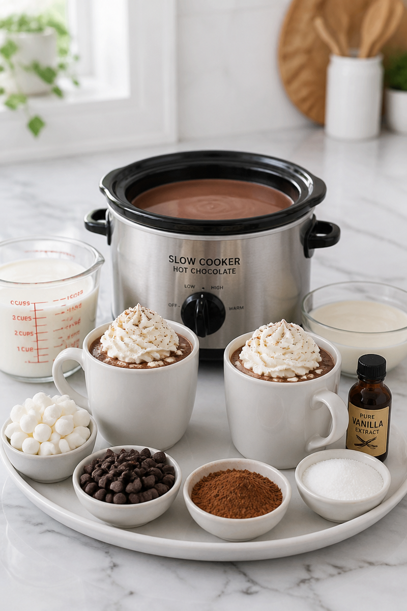 Slow Cooker Hot Chocolate Recipe