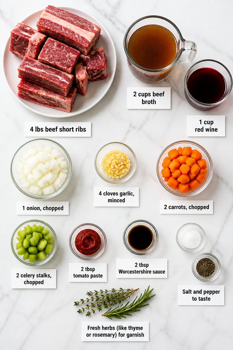Slow Cooker Short Rib Recipe