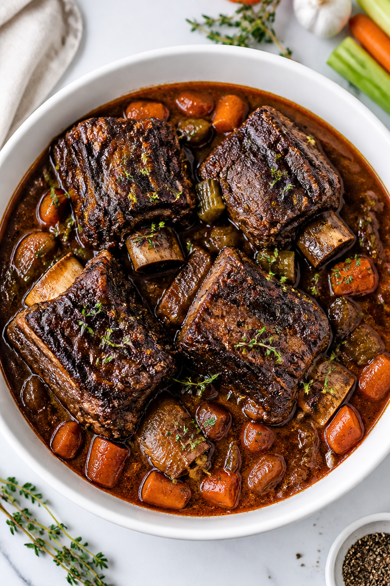 Slow Cooker Short Rib Recipe