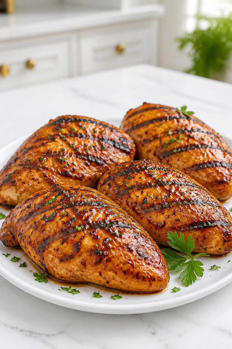 Smoky Honey Mustard Glazed Chicken Grilling Recipe Smoky Honey Mustard Glazed Chicken Grilling Recipe