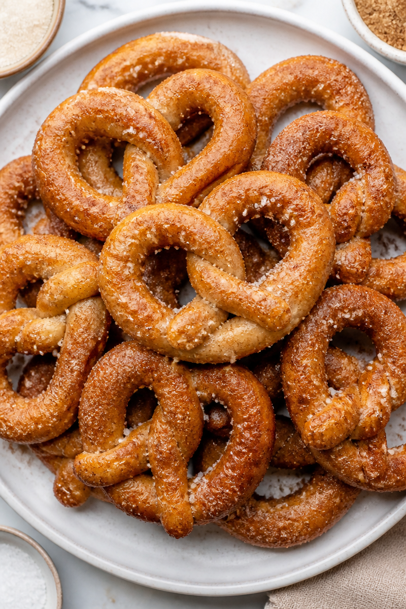 Soft Baked Cinnamon Sugar Pretzel Snack