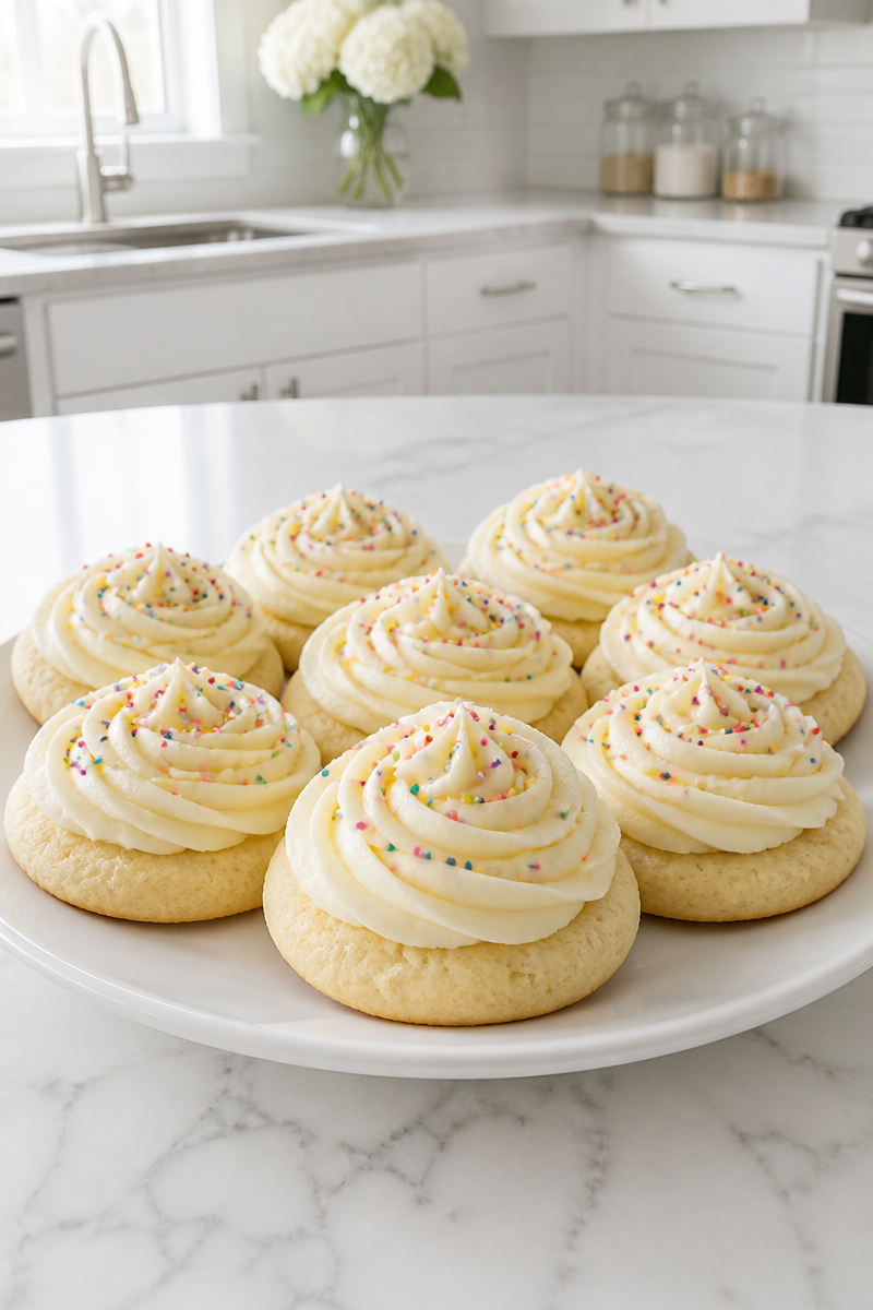 Soft Melt in Your Mouth Sugar Cookies with Buttercream Soft Melt in Your Mouth Sugar Cookies with Buttercream