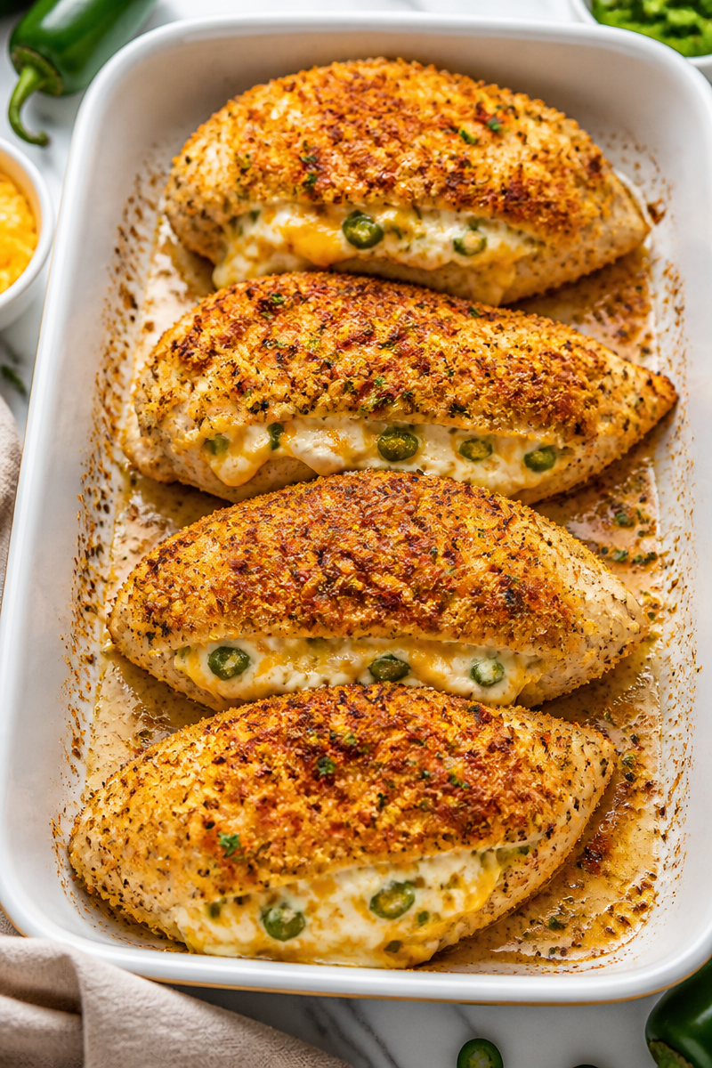 Spicy Jalapeno Popper Stuffed Chicken Breast Spicy Jalapeno Popper Stuffed Chicken Breast