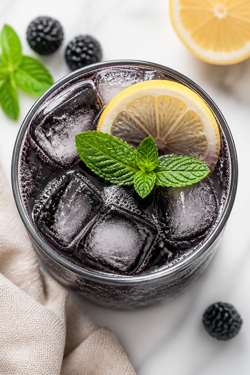 Spooky Black Magic Blackberry Lemonade Drink Spooky Black Magic Blackberry Lemonade Drink