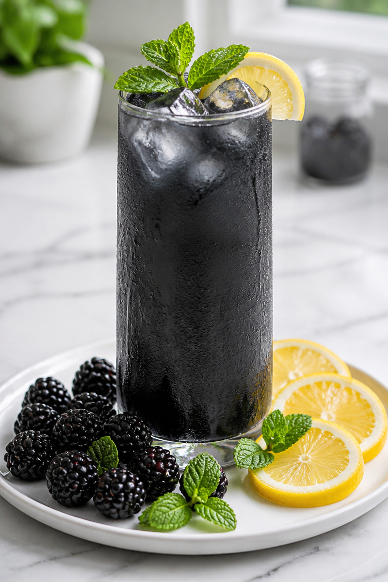 Spooky Black Magic Blackberry Lemonade Drink Spooky Black Magic Blackberry Lemonade Drink
