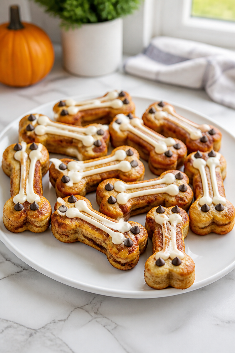 Spooky Skeleton Bone Cinnamon Roll Spooky Skeleton Bone Cinnamon Roll