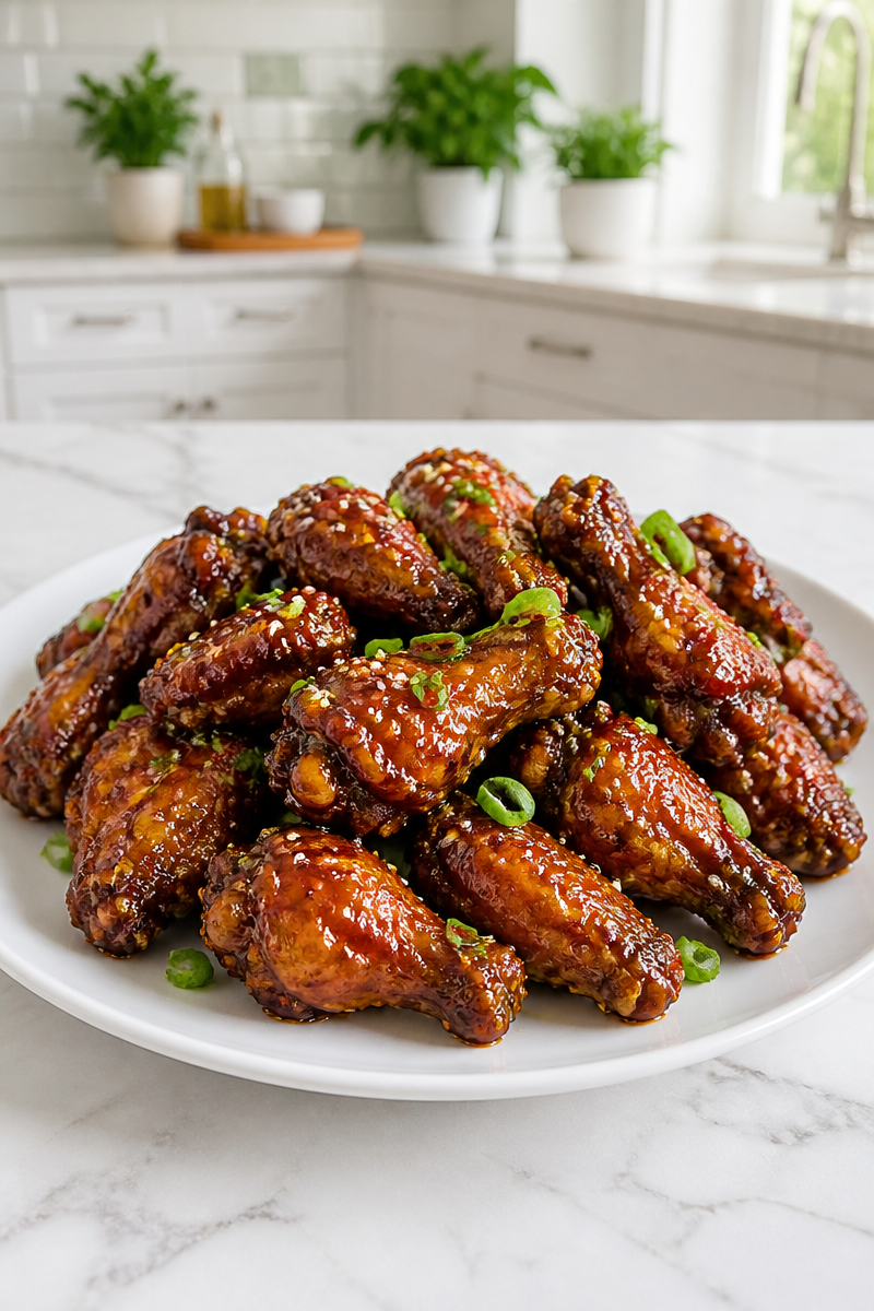 Sticky Honey Soy Bat Wing Chicken Appetizer Sticky Honey Soy Bat Wing Chicken Appetizer