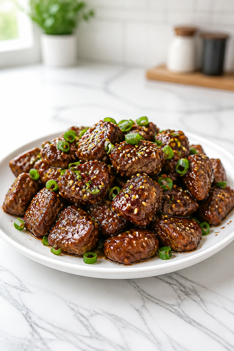 Sweet And Spicy Teriyaki Sirloin Steak Bite Sweet And Spicy Teriyaki Sirloin Steak Bite