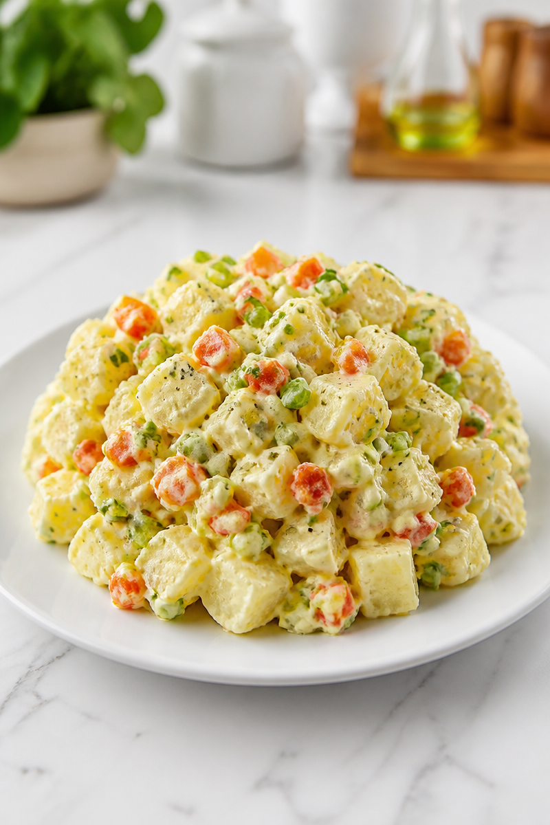 Traditional Jamaican Potato Salad with Scallions Traditional Jamaican Potato Salad with Scallions