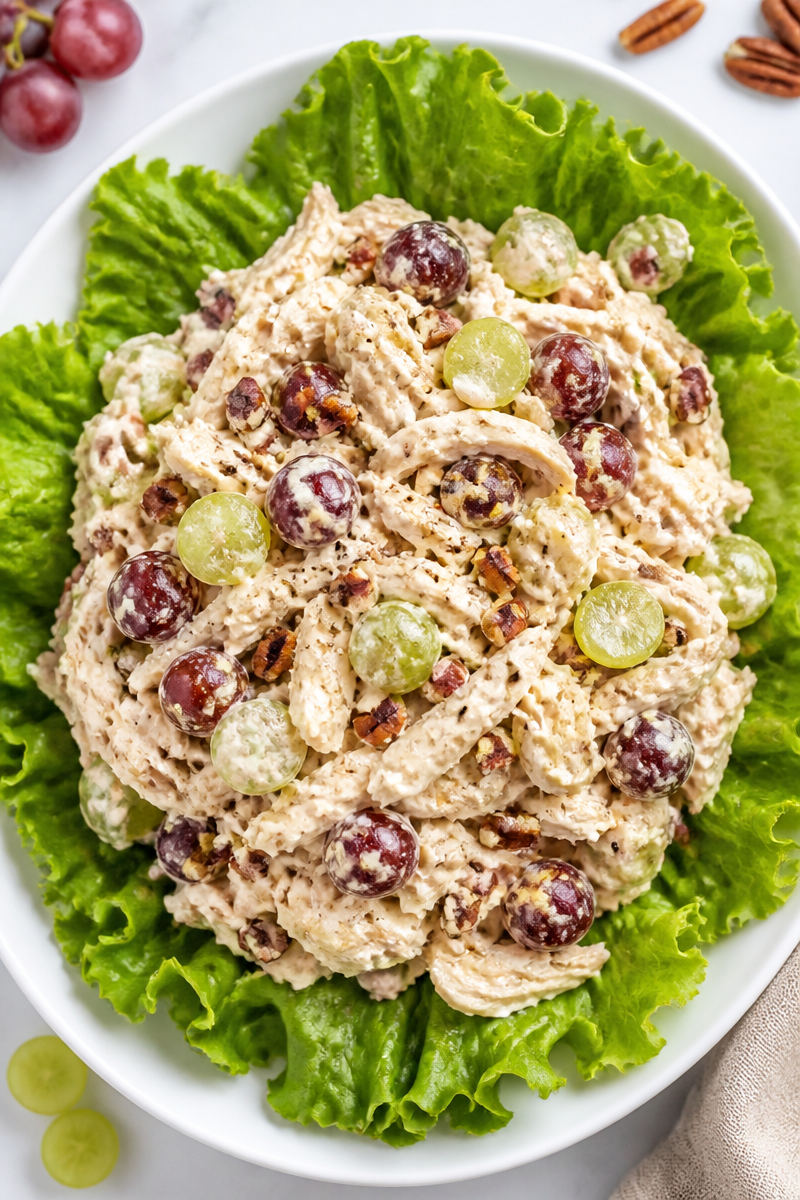 Traditional Southern Chicken Salad with Grapes and Pecans Traditional Southern Chicken Salad with Grapes and Pecans