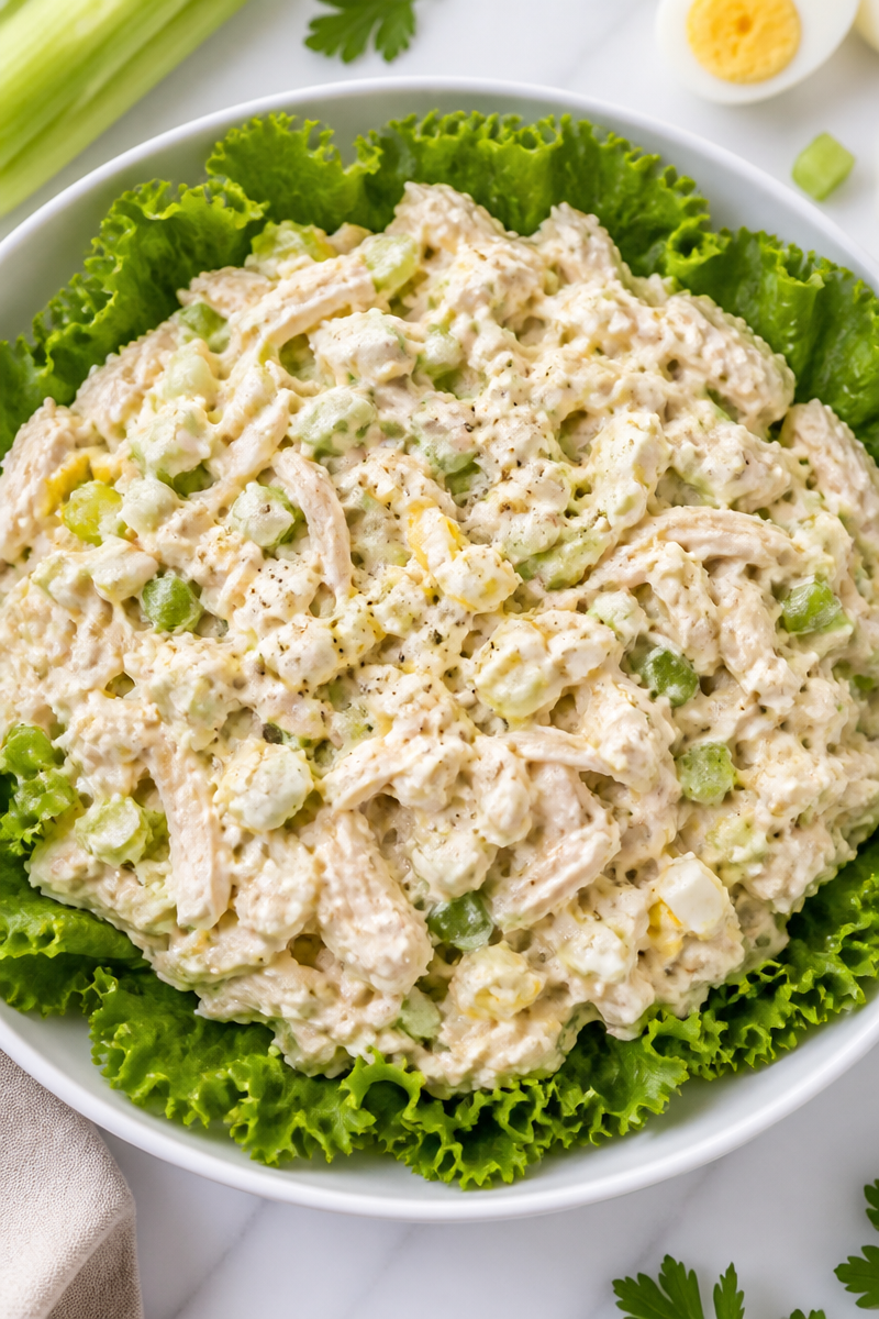 Traditional Southern Chicken Salad with Hard Boiled Egg Traditional Southern Chicken Salad with Hard Boiled Egg