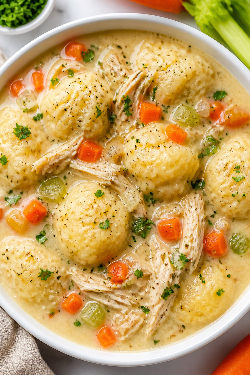 Ultimate Creamy Chicken And Dumpling Comfort Food Ultimate Creamy Chicken And Dumpling Comfort Food