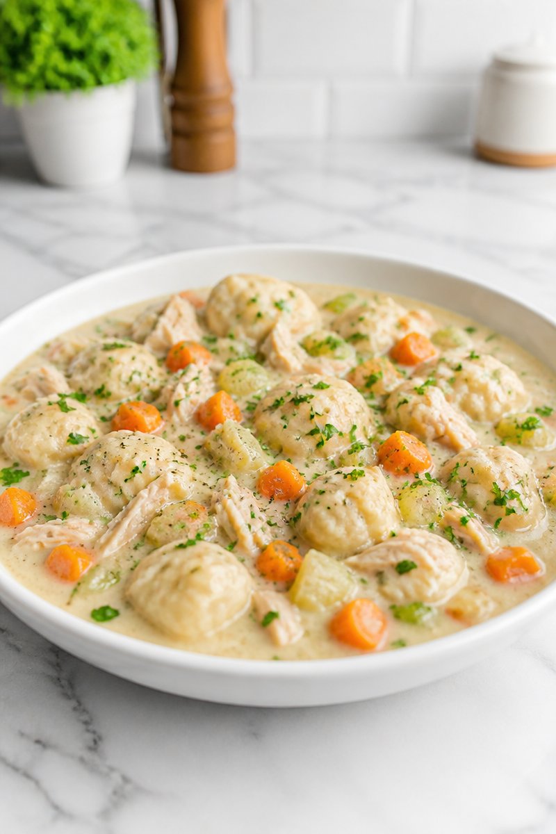 Ultimate Creamy Chicken And Dumpling Comfort Food Ultimate Creamy Chicken And Dumpling Comfort Food