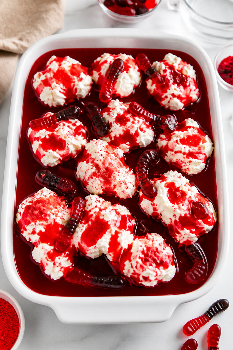 Vampire Blood Cherry Jello Dessert Vampire Blood Cherry Jello Dessert