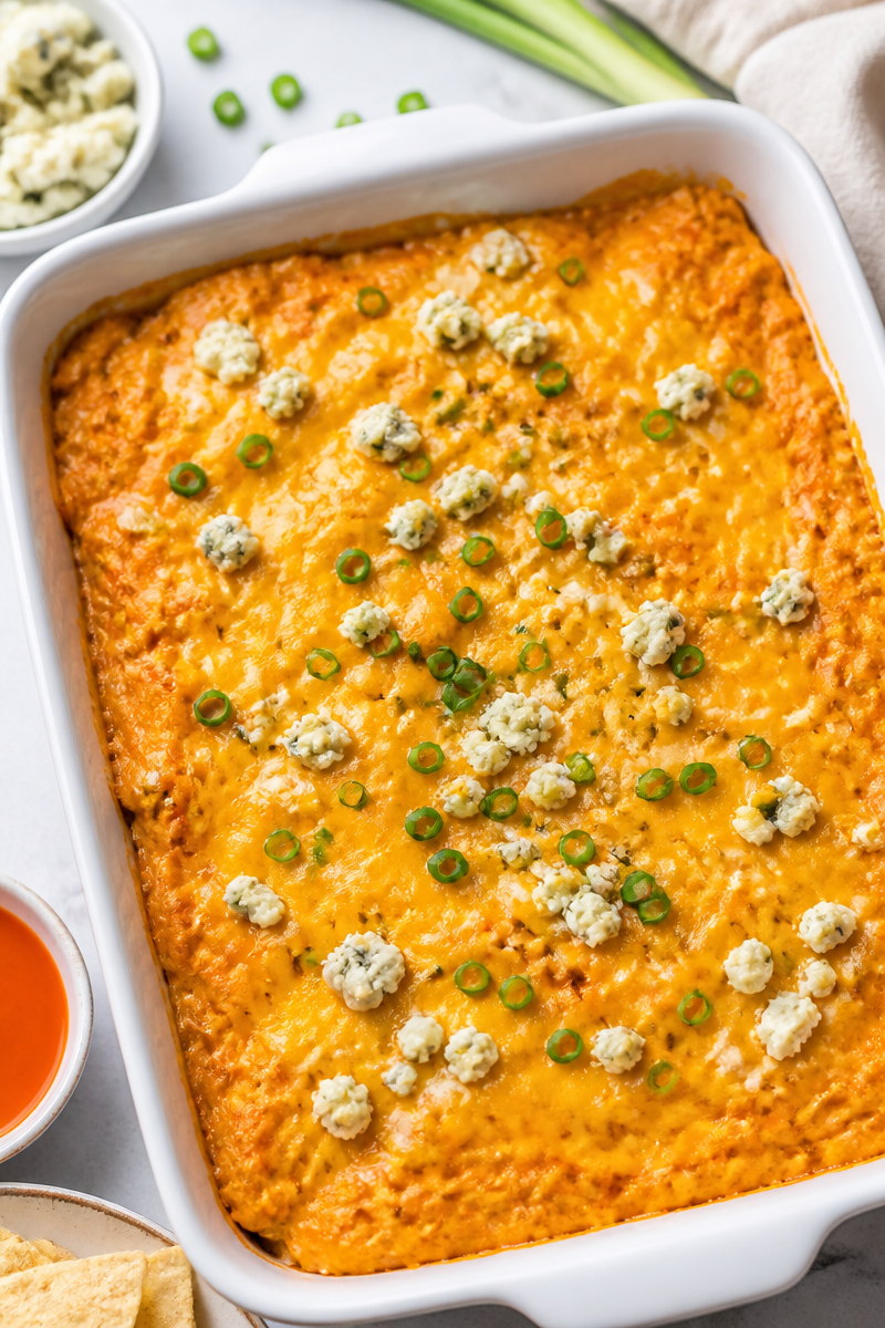 Warm Cheesy Buffalo Chicken Dip Recipe Warm Cheesy Buffalo Chicken Dip Recipe