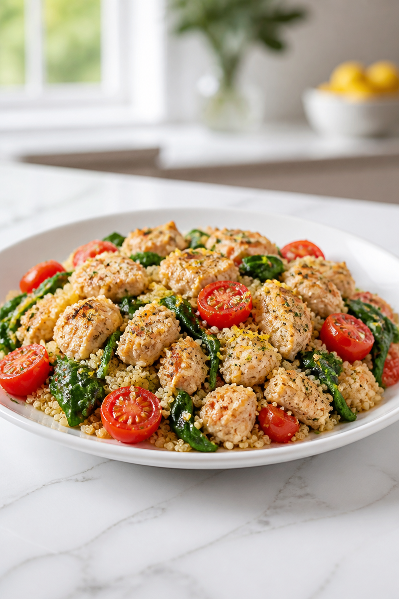 Zesty Lemon Herb Quinoa And Chicken One Pot Meal Zesty Lemon Herb Quinoa And Chicken One Pot Meal