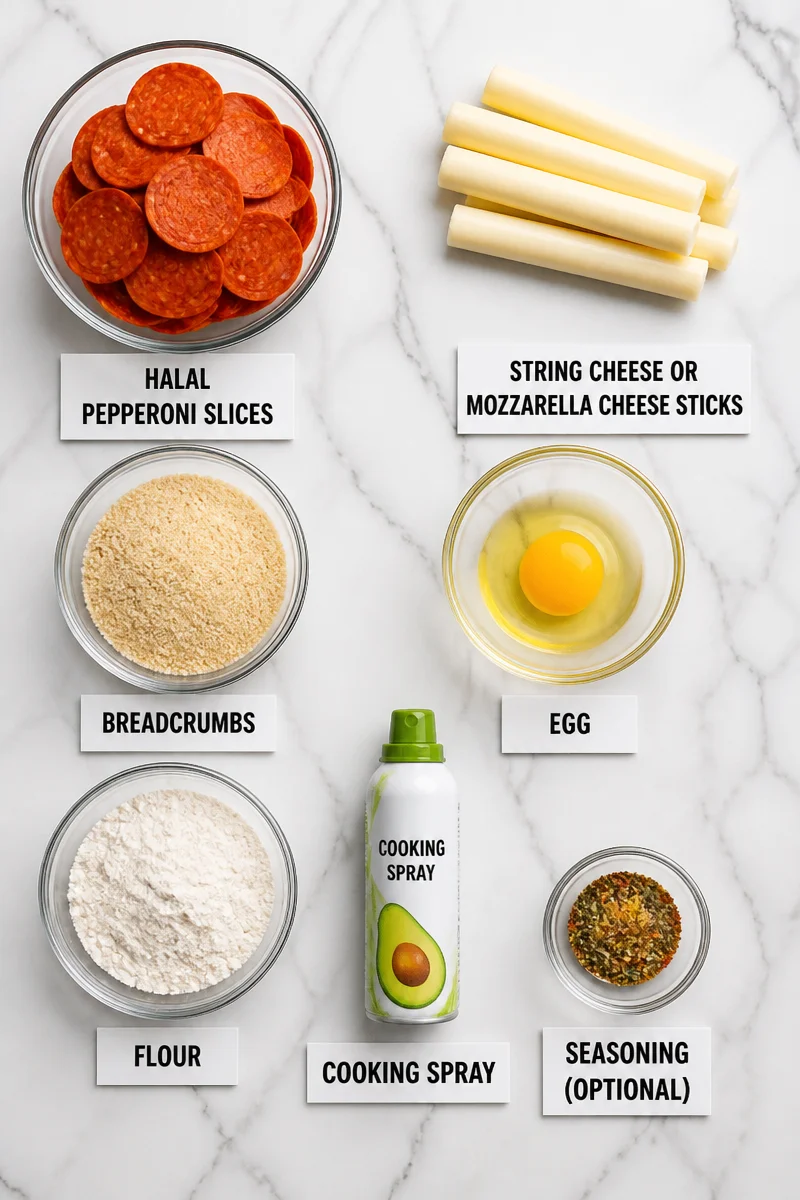 Air Fryer Crispy Halal Pepperoni Cheese Stick air fryer crispy halal pepperoni cheese stick 2026 07 16 025715