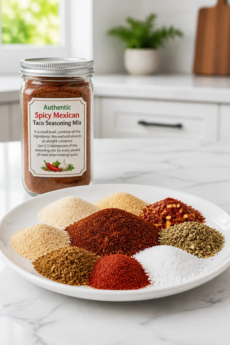 Authentic Spicy Mexican Taco Seasoning Mix authentic spicy mexican taco seasoning mix 2026 07 04 050110