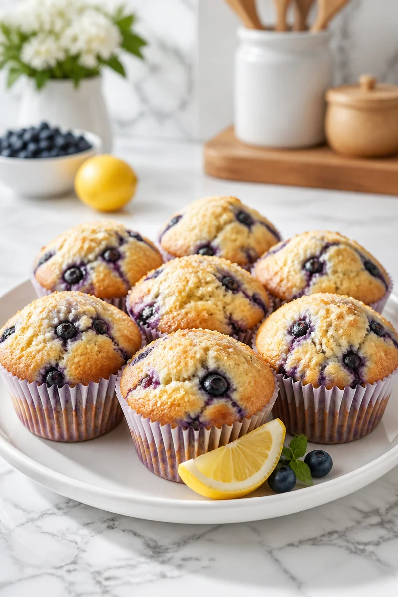 bakery style lemon blueberry muffin recipe 2026 07 07 023801
