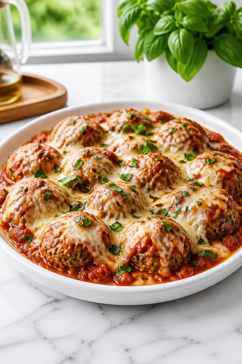 Cheesy Baked Garlic Beef Meatball Skillet cheesy baked garlic beef meatball skillet 2026 07 04 045929