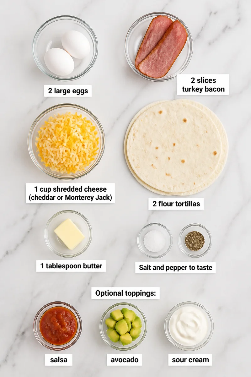 Cheesy Egg And Turkey Bacon Breakfast Quesadilla cheesy egg and turkey bacon breakfast quesadilla 2026 07 16 025533