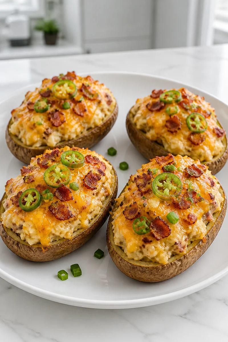 Cheesy Jalapeno Popper Stuffed Twice Baked Potato cheesy jalapeno popper stuffed twice baked potato 2026 07 07 025108