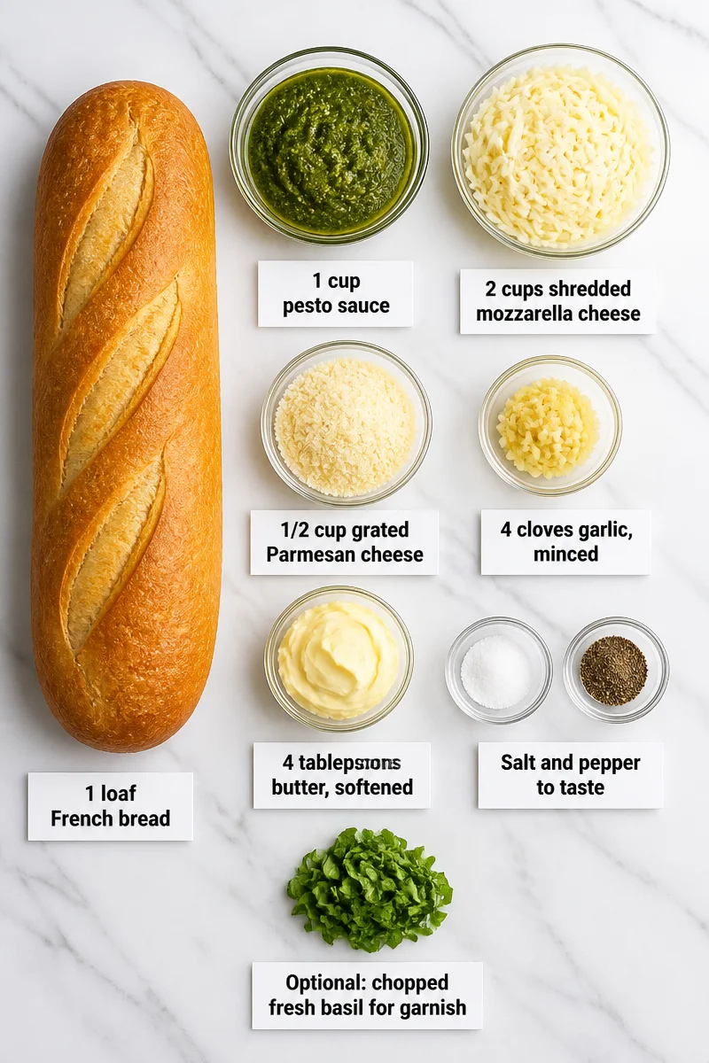 cheesy pesto stuffed french garlic bread recipe 2026 07 13 194141