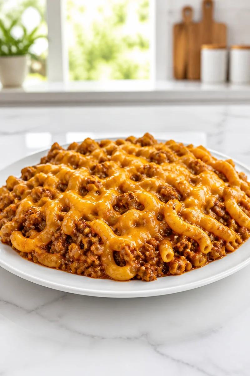 Cheesy Sloppy Joe Skillet Ground Hamburger Recipe cheesy sloppy joe skillet ground hamburger recipe 2026 07 07 024651