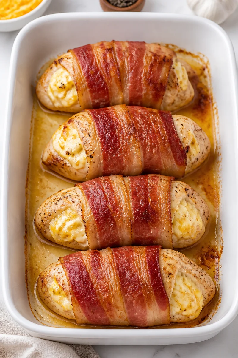 Cheesy Turkey Bacon Wrapped Stuffed Chicken Keto Dinner Recipe cheesy turkey bacon wrapped stuffed chicken keto d 2026 07 08 041057 2