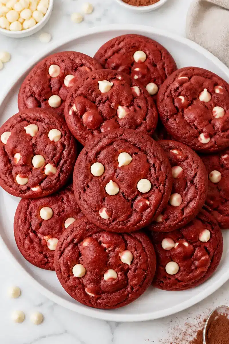 Chewy White Chocolate Chip Red Velvet Cookies chewy white chocolate chip red velvet cookies 2026 07 02 040042 2