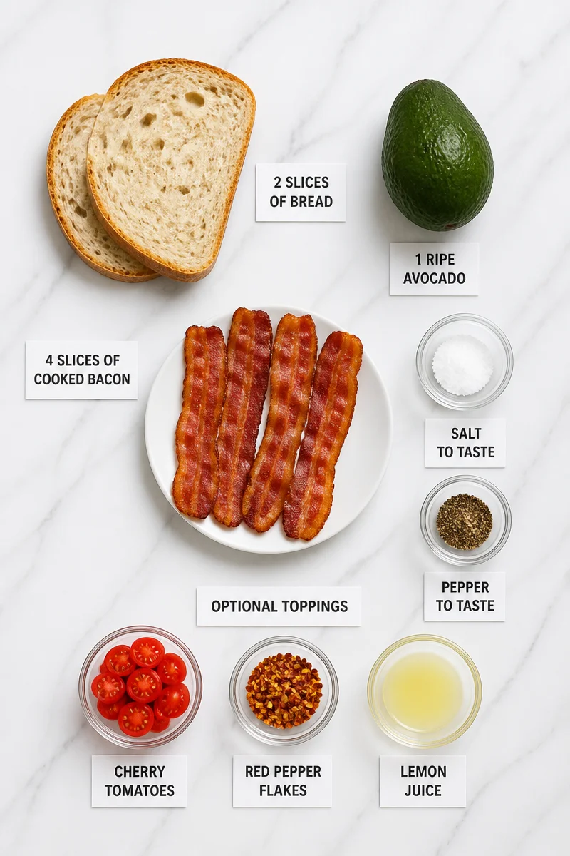 Classic Avocado Bacon Breakfast Toast classic avocado bacon breakfast toast 2026 07 26 051151