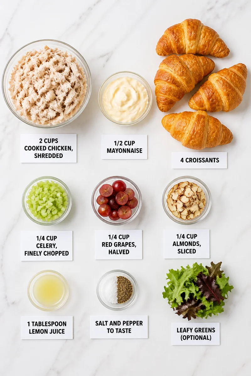 Classic Chicken Salad Croissant Sandwich classic chicken salad croissant sandwich 2026 07 26 051659