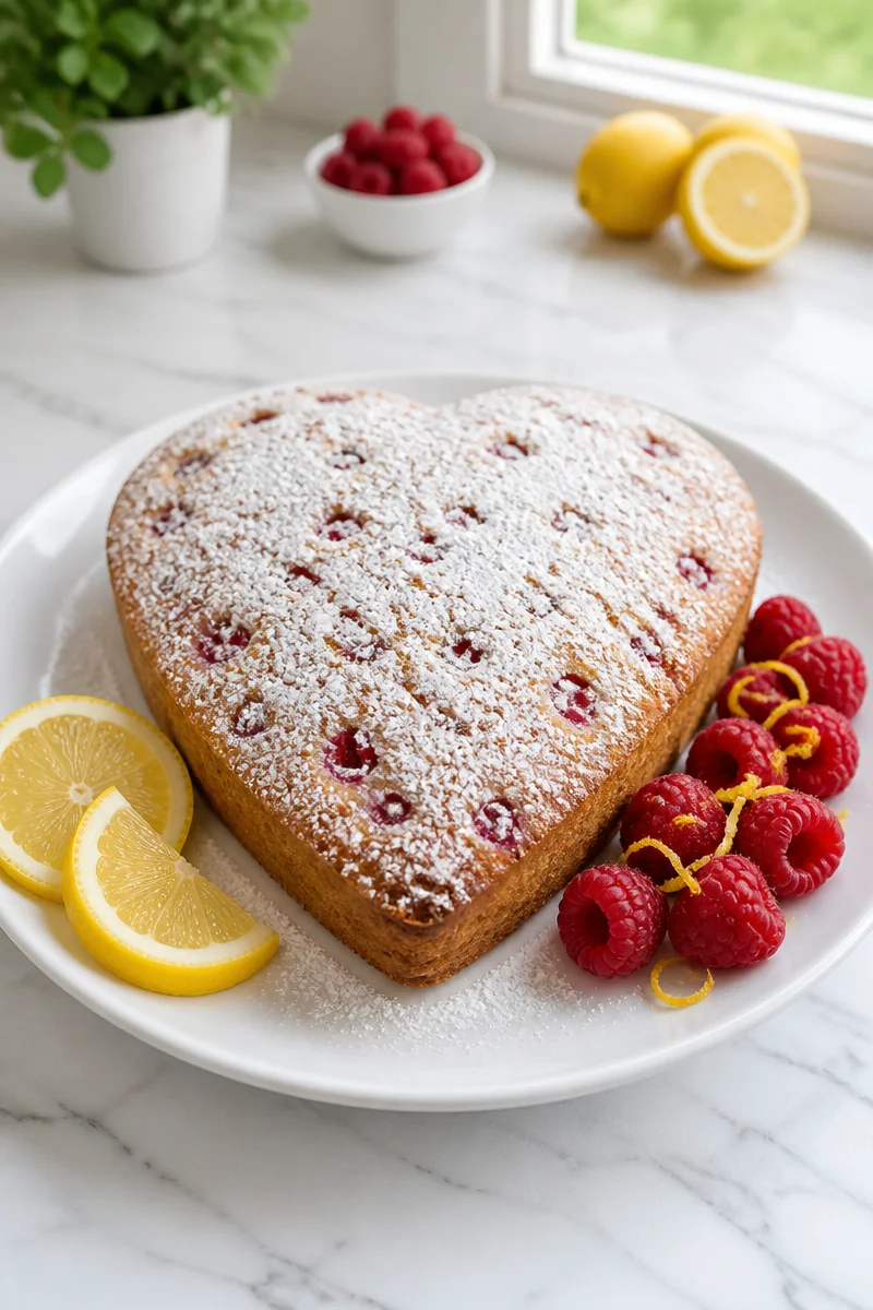 Classic Lemon Raspberry Heart Shaped Vintage Cake classic lemon raspberry heart shaped vintage cake 2026 07 05 033700