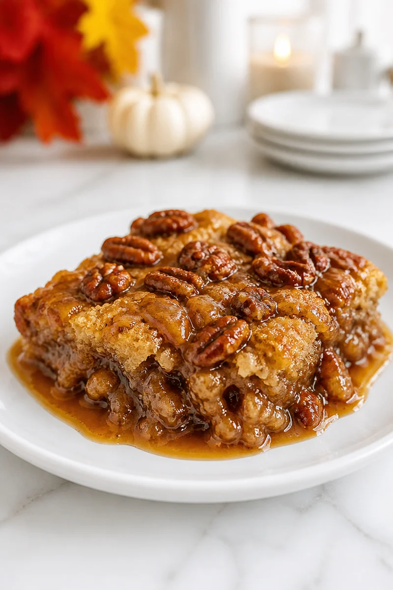 Cozy Fall Caramel Pecan Cobbler Dessert Recipe cozy fall caramel pecan cobbler dessert recipe 2026 07 07 031531
