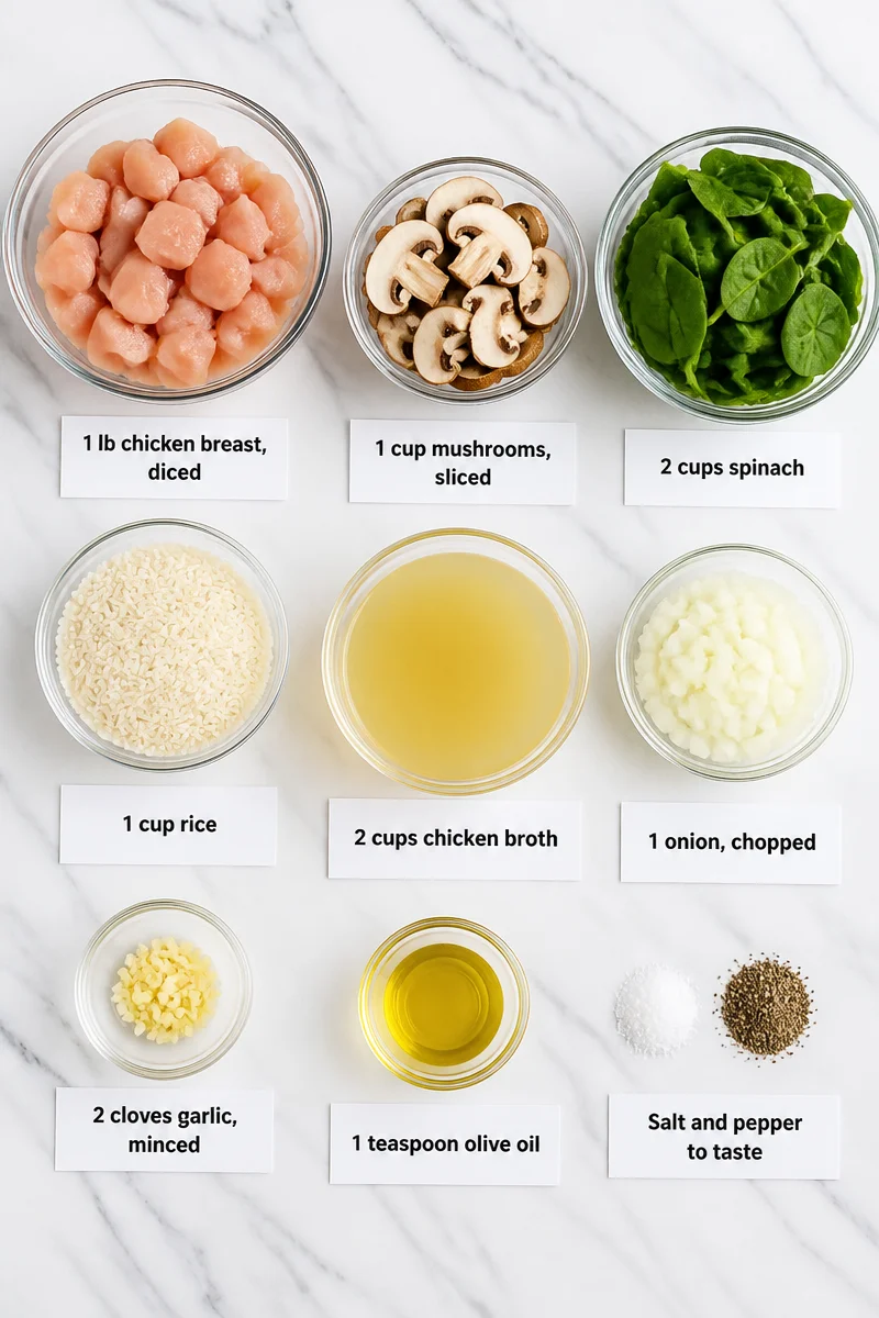 Cozy Mushroom And Spinach Chicken And Rice Recipe cozy mushroom and spinach chicken and rice recipe 2026 07 04 050038 3