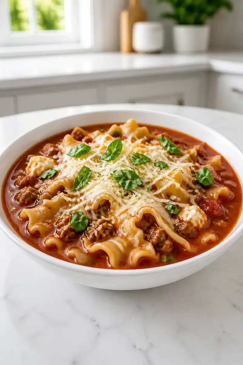 Cozy One Pot Ground Beef Lasagna Soup cozy one pot ground beef lasagna soup 2026 07 02 040305