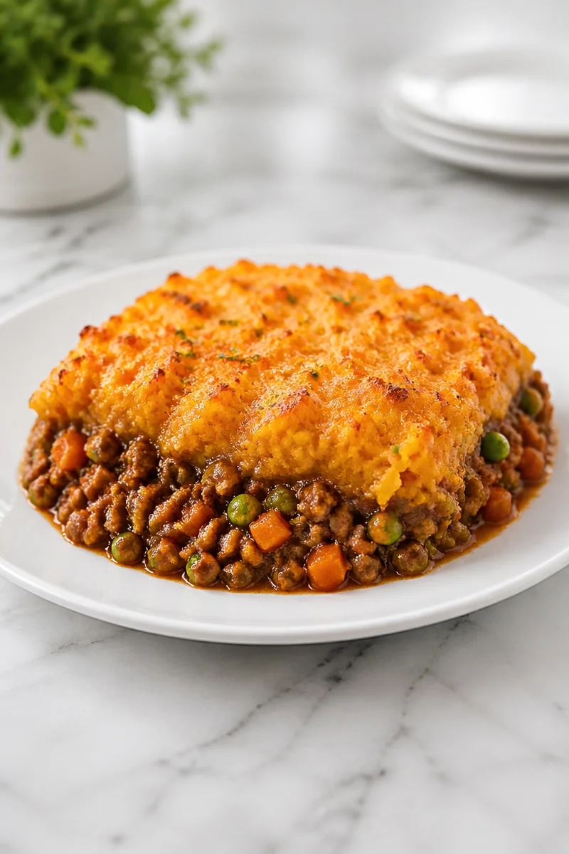 Cozy Sweet Potato Topped Shepherds Pie Recipe cozy sweet potato topped shepherds pie recipe 2026 07 05 033656