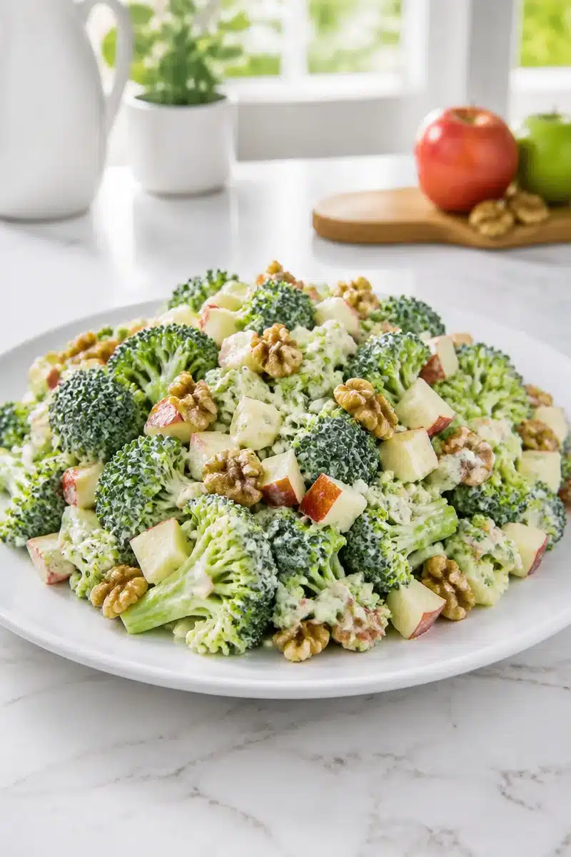 creamy apple and walnut broccoli salad 2026 07 03 030900