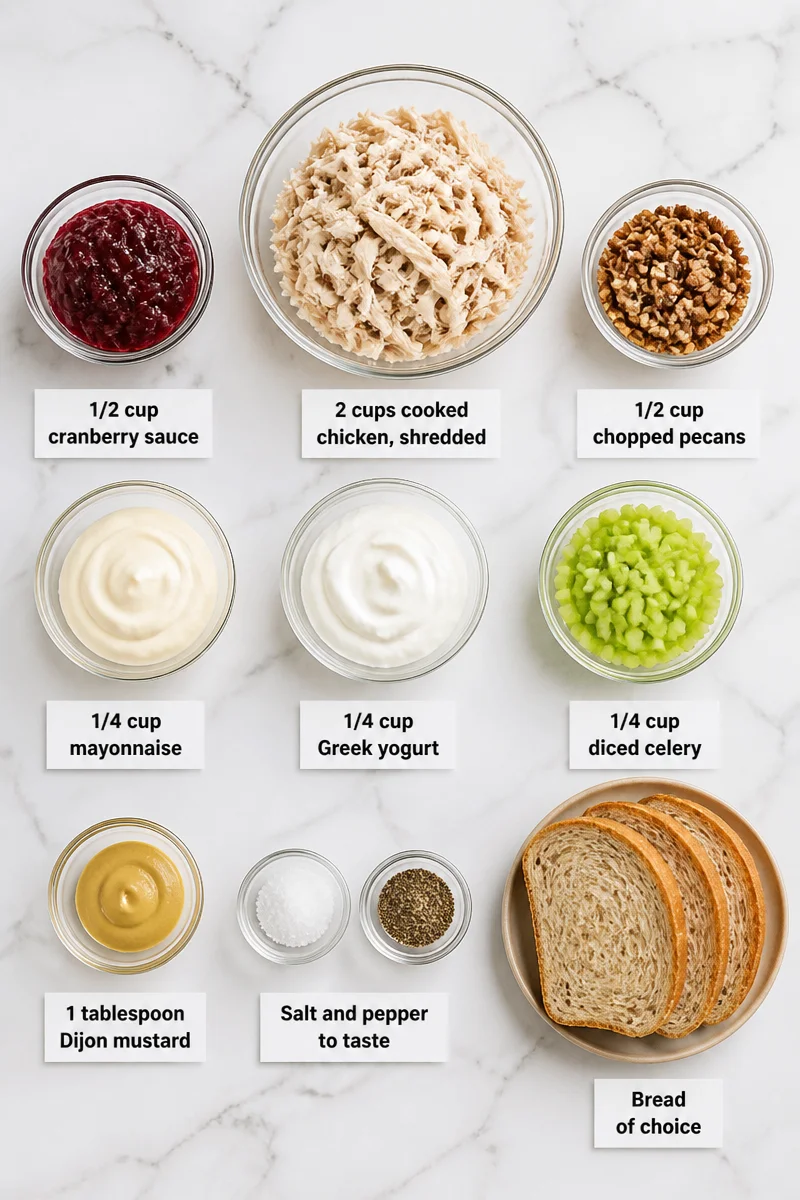 Creamy Cranberry Pecan Chicken Salad Sandwich creamy cranberry pecan chicken salad sandwich 2026 07 15 023938