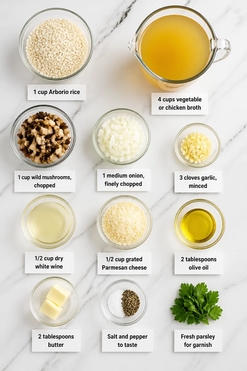 creamy garlic and wild mushroom risotto recipe 2026 07 16 025453