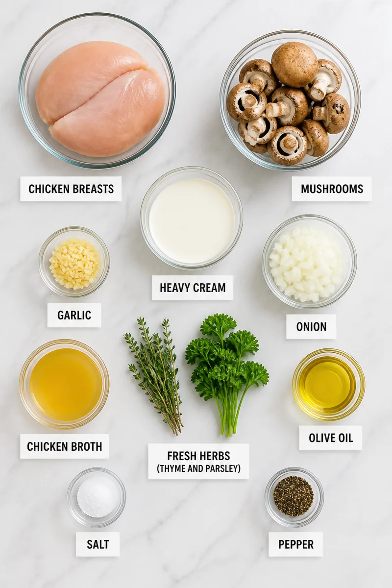 Creamy Mushroom And Herb Chicken Skillet Dinner creamy mushroom and herb chicken skillet dinner 2026 07 15 024016