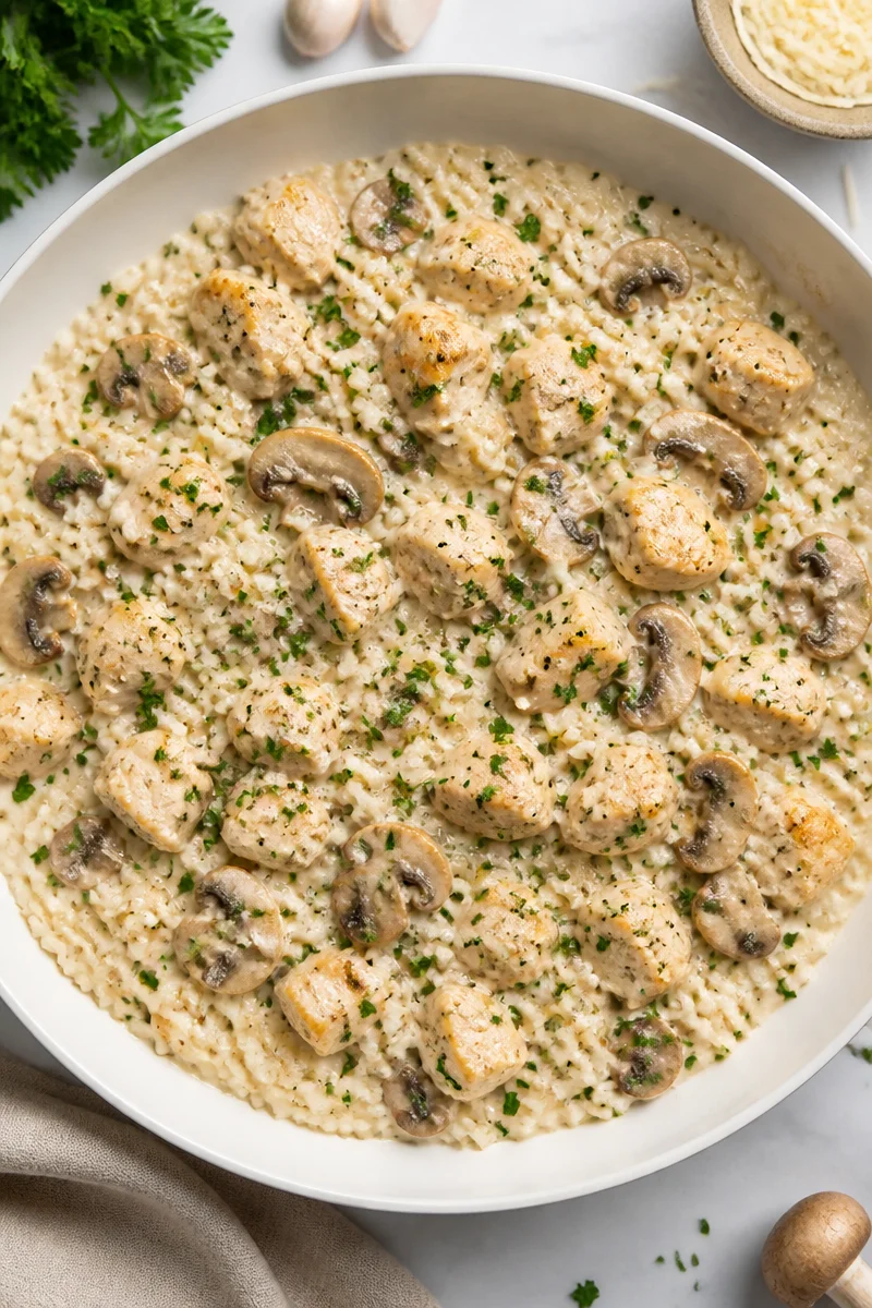 Creamy Parmesan Mushroom Chicken And Rice Recipe creamy parmesan mushroom chicken and rice recipe 2026 07 04 051723 2