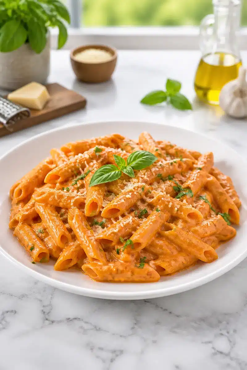 Creamy Roasted Red Pepper Pasta Vegetarian Recipes creamy roasted red pepper pasta vegetarian recipes 2026 07 02 034658