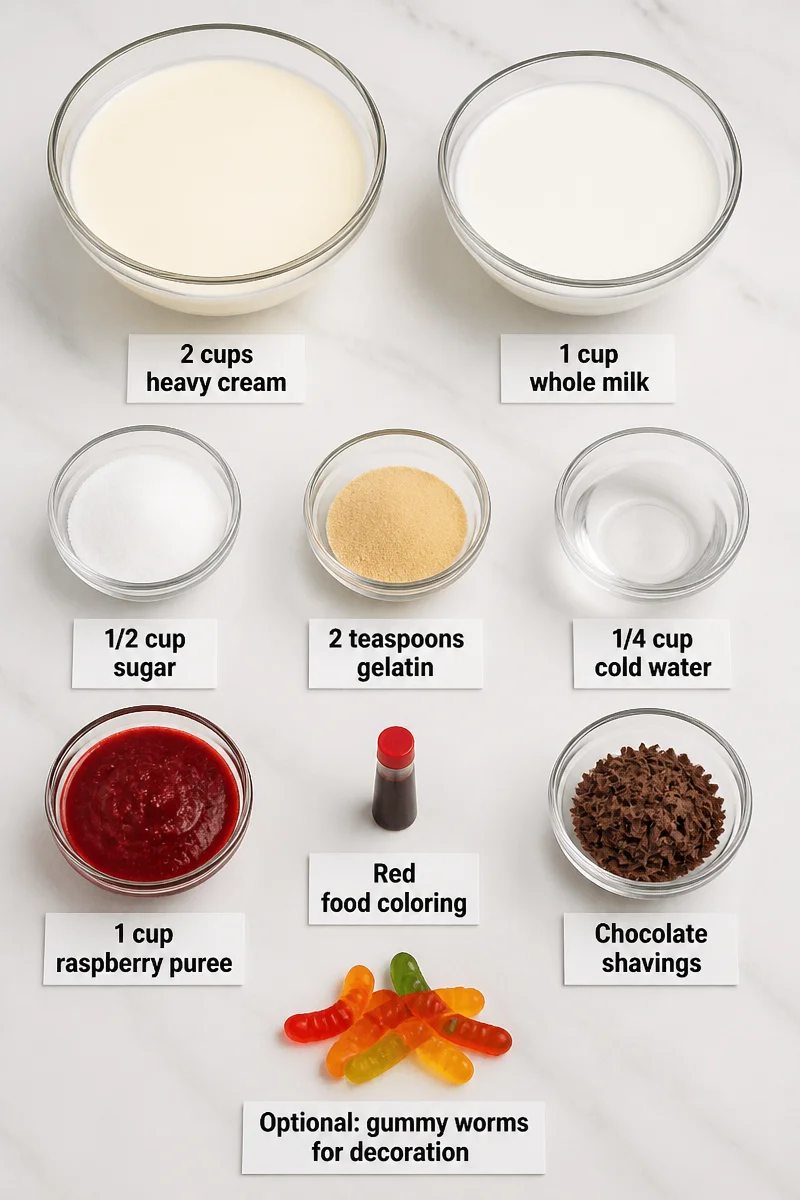 creepy bleeding brain raspberry panna cotta hallow 2026 07 17 043400