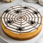 creepy spider web topped pumpkin cheesecake hallow 2026 07 17 043111 683x1024 1