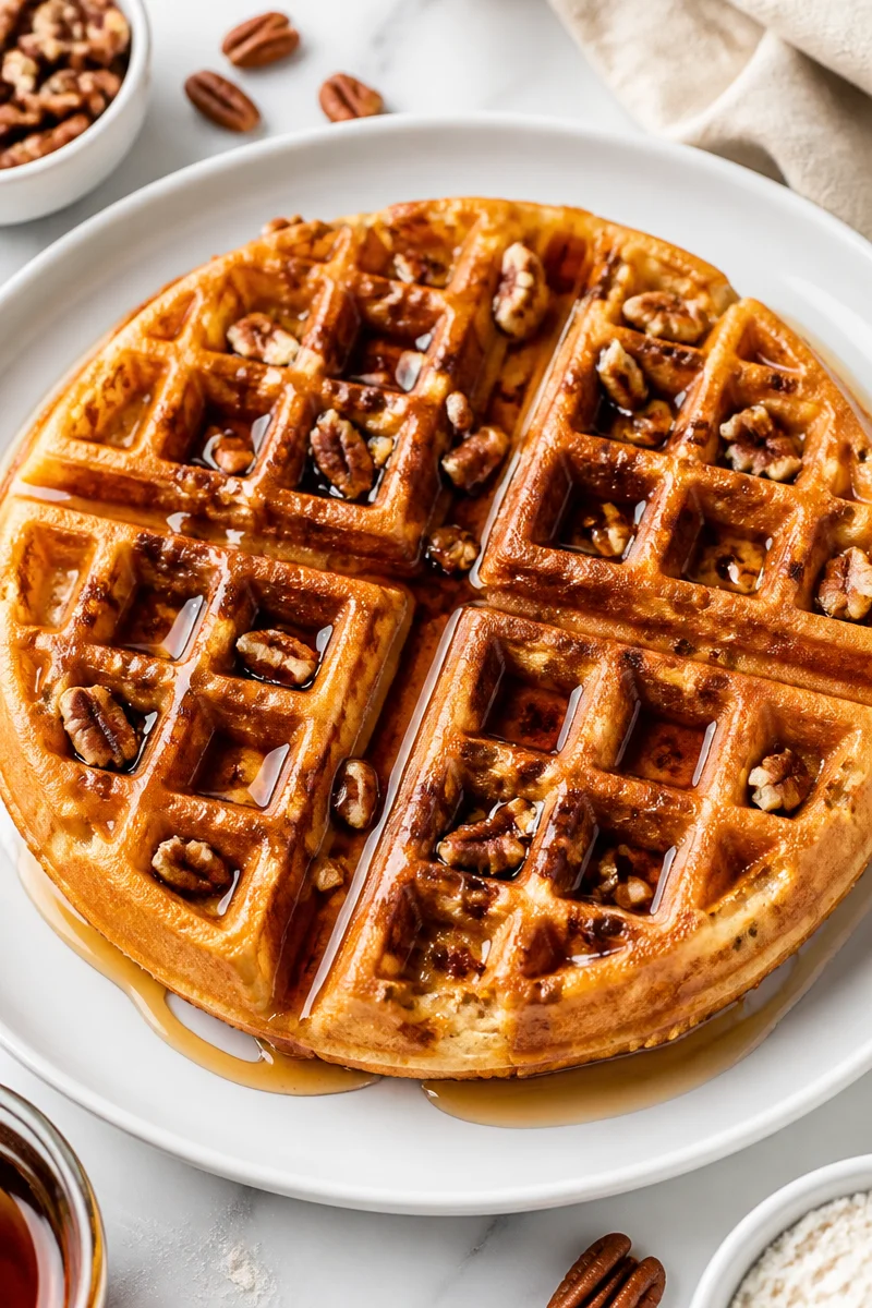 Crispy Maple Pecan Fall Belgian Waffle crispy maple pecan fall belgian waffle 2026 07 05 033535 2