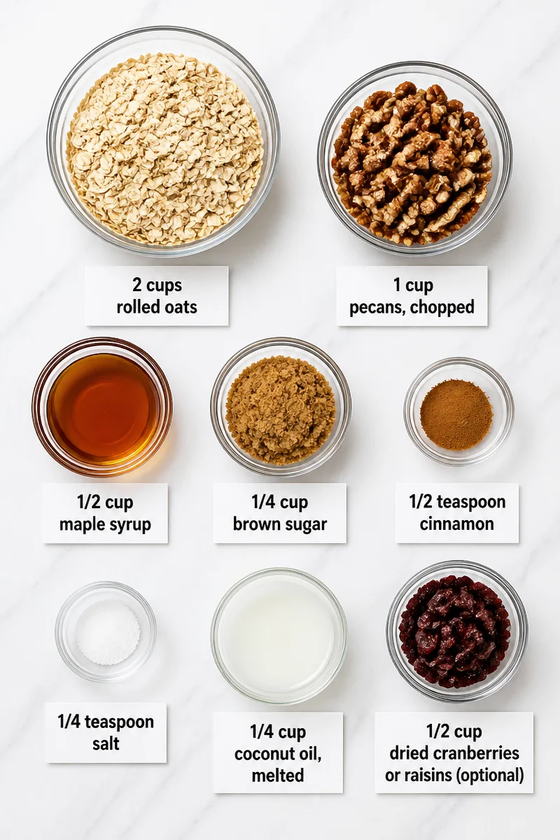 Crunchy Maple Pecan Fall Granola Cereal crunchy maple pecan fall granola cereal 2026 07 13 191709
