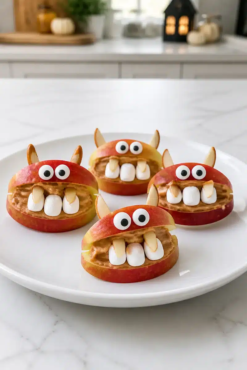 Cute Monster Apple Bites Halloween Food Ideas cute monster apple bites halloween food ideas 2026 07 02 040323